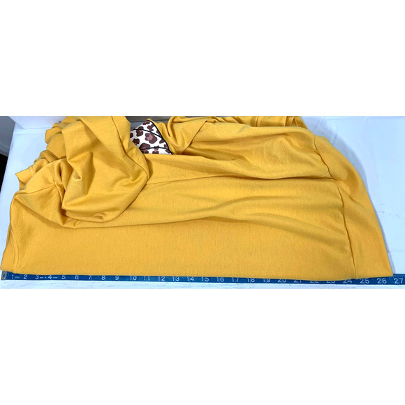 Animal Print Pumpkin T Shirt Womens Small Gold Long Sleeve Top Autumn Fall - Picture 9 of 9